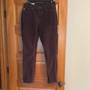 Stio Brown Straight Leg Corduroy Pants